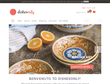 Tablet Screenshot of dishesonly.com